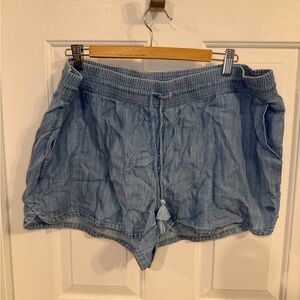 Vineyard Vines Light Blue High Waist Shorts